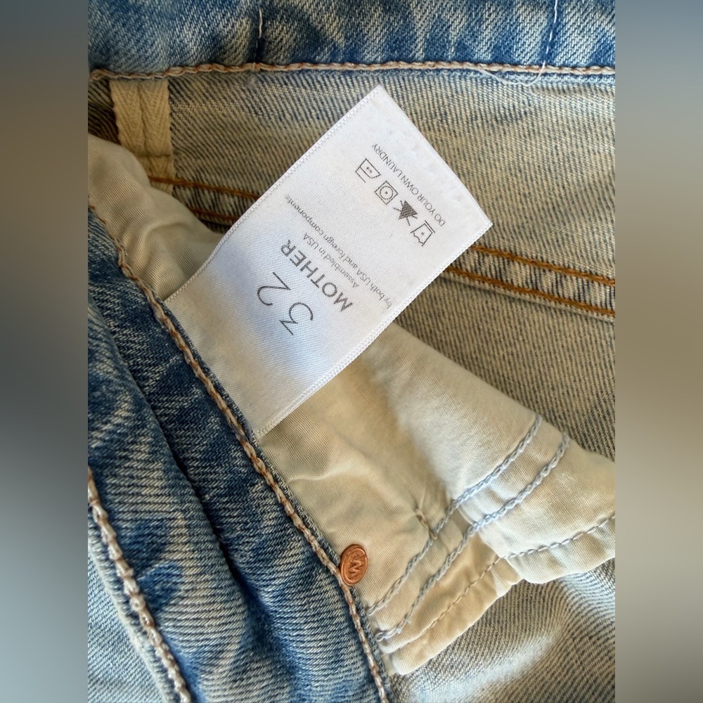 MOTHER size 32 worn 1x super stunner ankle jeans - Picture 9 of 9